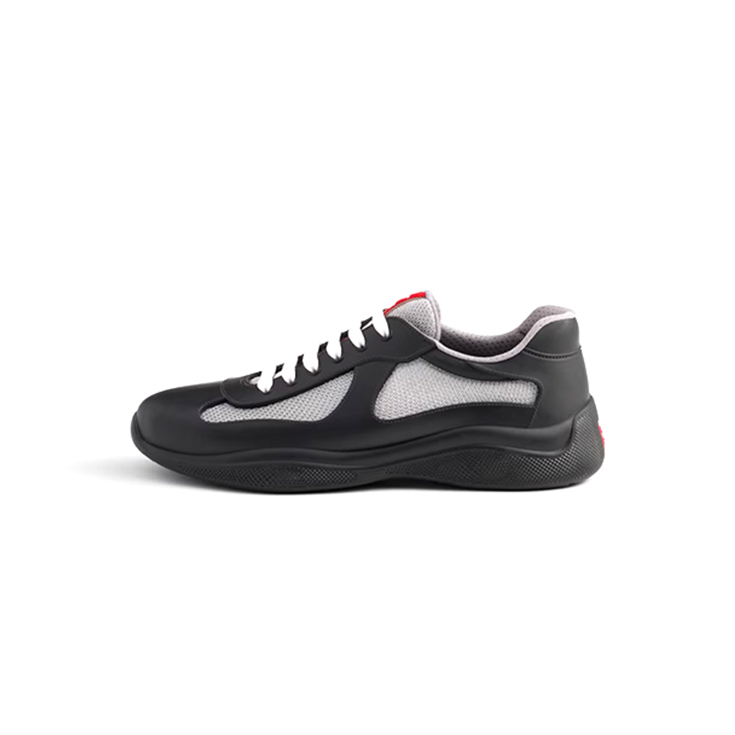 PRADA AMERICA'S CUP SOFT RUBBER AND BIKE FABRIC SNEAKERS 4E6500